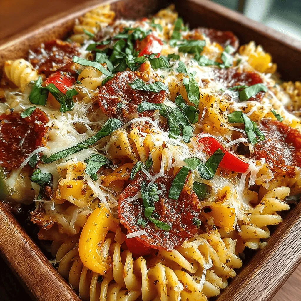 The Ultimate Cheesy Pepperoni Pizza Pasta Bake is a culinary masterpiece that marries the comforting essence of pasta with the beloved flavors of pizza. For those who find joy in both dishes, this recipe serves as the perfect solution, offering a hearty meal that is as satisfying as it is delicious. Whether you are looking to create a family-friendly dinner, impress guests at a gathering, or simply indulge in a delightful comfort food experience, this dish ticks all the boxes. With layers of gooey cheese, savory pepperoni, and an array of vibrant vegetables, it’s no wonder that the Ultimate Cheesy Pepperoni Pizza Pasta Bake has become a favorite in many households.