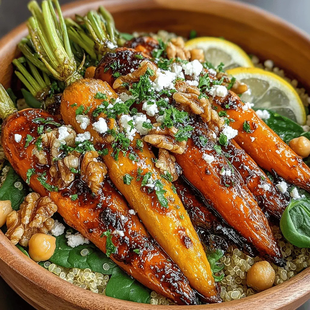In recent years, grain bowls have surged in popularity, becoming a staple in many health-conscious kitchens. These bowls are not only visually appealing but also offer a nutritious balance of flavors and textures that can cater to a variety of dietary preferences. Grain bowls typically combine whole grains, vegetables, proteins, and flavorful dressings, making them a versatile meal option for lunch or dinner. Among the myriad of combinations available, the Sweet Glazed Carrot & Chickpea Grain Bowls stand out as a particularly vibrant and healthful choice.