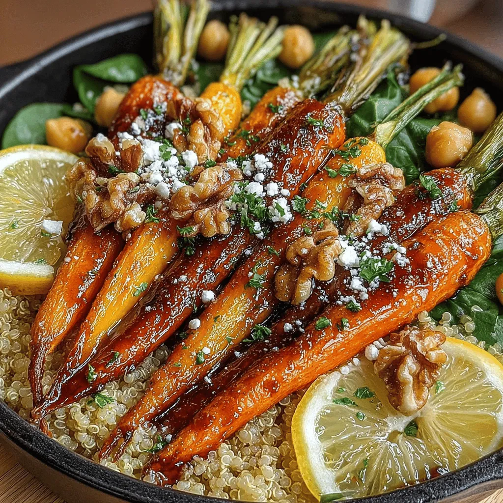 In recent years, grain bowls have surged in popularity, becoming a staple in many health-conscious kitchens. These bowls are not only visually appealing but also offer a nutritious balance of flavors and textures that can cater to a variety of dietary preferences. Grain bowls typically combine whole grains, vegetables, proteins, and flavorful dressings, making them a versatile meal option for lunch or dinner. Among the myriad of combinations available, the Sweet Glazed Carrot & Chickpea Grain Bowls stand out as a particularly vibrant and healthful choice.