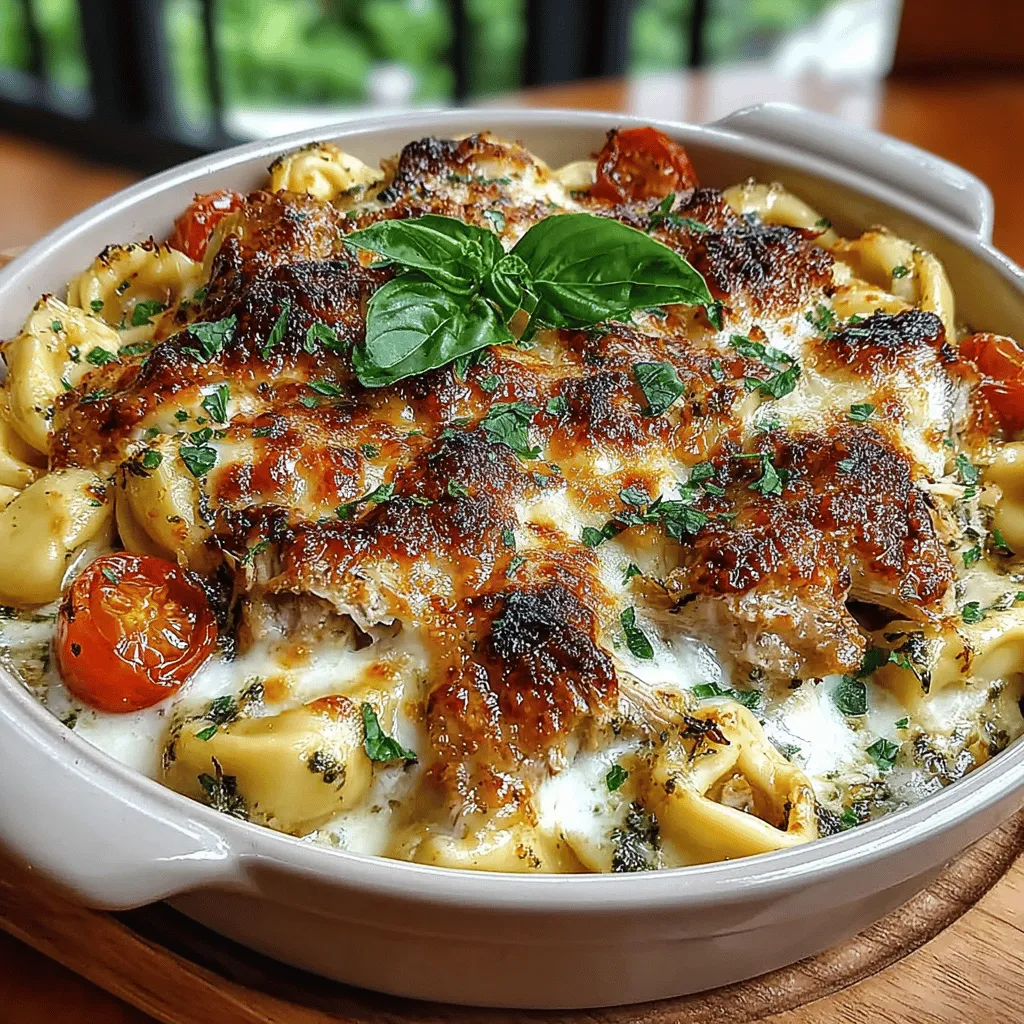 Before diving into the crafting of your Creamy Chicken Pesto Baked Tortellini, let's quickly recap the essential ingredients that will make this dish a delightful experience: