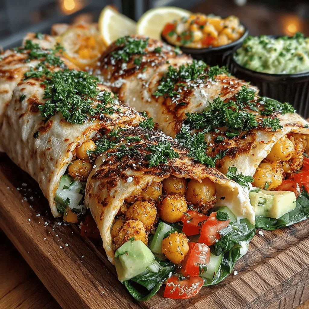 In recent years, the culinary world has seen an exhilarating shift towards plant-based eating, and one dish that epitomizes this trend is the Zesty Lemon Garlic Roasted Chickpea Wrap. These wraps are not only vibrant and visually appealing but also packed with nutrition, making them an ideal choice for lunch or a light dinner. The combination of roasted chickpeas, fresh vegetables, and zesty flavors creates a meal that is as satisfying as it is healthy.