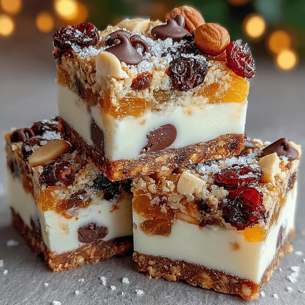 One of the standout features of Frosty Fusion Trail Mix Bars is the thoughtful selection of ingredients that contribute to both flavor and nutrition. Each component plays a vital role in enhancing the overall health profile of these bars.