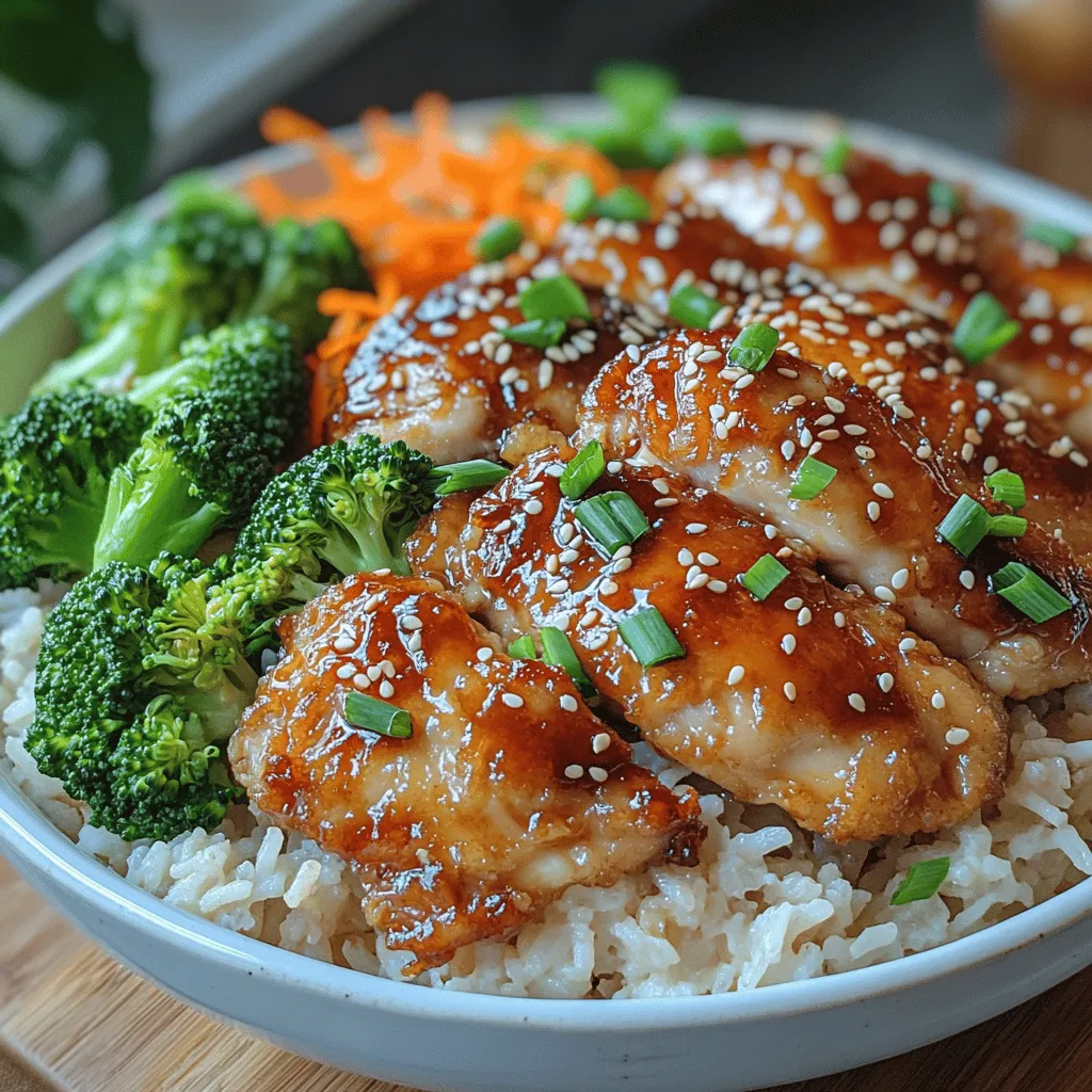 There’s something incredibly satisfying about a warm, hearty meal that brings back fond memories. For many, that dish is undoubtedly a crispy teriyaki chicken rice bowl. Growing up, I often visited a small Japanese restaurant in my neighborhood, where the aroma of sizzling chicken and sweet teriyaki sauce would waft through the air, beckoning us inside. Each bite was a delightful combination of flavors and textures that spoke of home and comfort, making it a cherished part of my culinary journey. Now, I want to share that experience with you through this easy-to-make recipe that perfectly captures the essence of those meals.