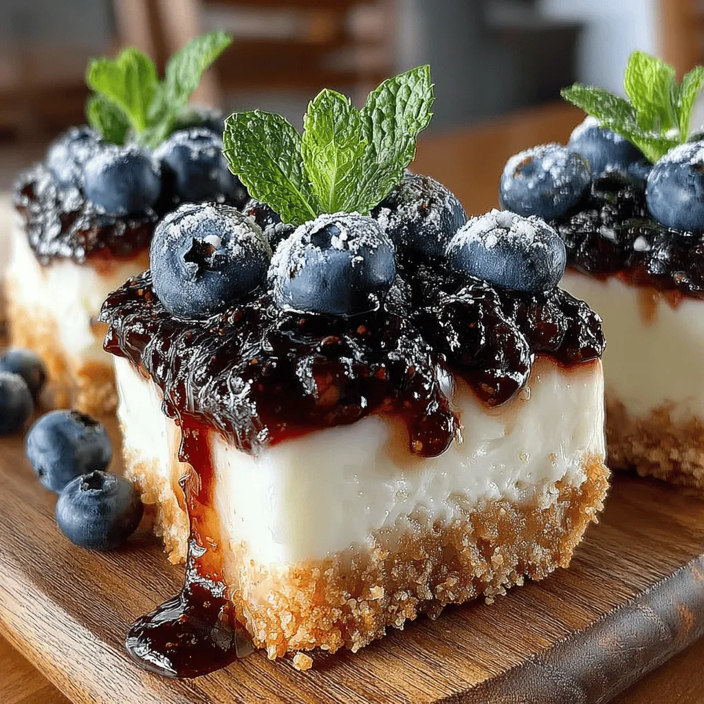 No-bake desserts have surged in popularity over the years, and it's easy to see why. They offer a delightful combination of convenience and indulgence, allowing you to whip up a delicious treat without the need for an oven. Among the myriad of no-bake options, the Blueberry Bliss No-Bake Pie Bars stand out for their luscious flavor and creamy texture. This dessert features a unique blend of fresh blueberries and rich cream cheese, creating a taste sensation that is as pleasing to the palate as it is visually appealing.