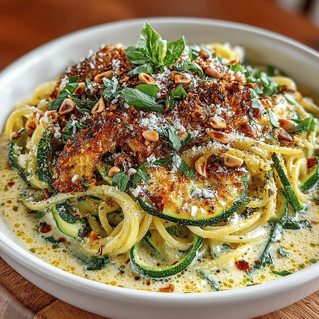 In the realm of culinary delights, few dishes manage to strike the perfect balance between indulgence and healthfulness quite like Zesty Creamy Zucchini Pasta. This recipe seamlessly marries the comforting heartiness of pasta with the bright, fresh flavors of zucchini, all enveloped in a luxurious, creamy sauce. Whether you’re pressed for time on a busy weeknight or looking to impress guests at a dinner party, this dish shines with its versatility and ease of preparation.