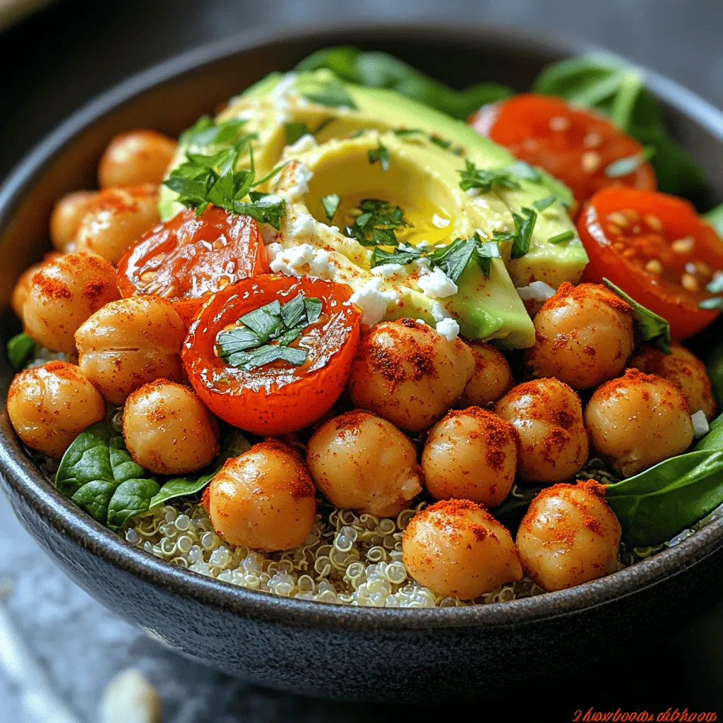 In recent years, Buddha bowls have emerged as a favorite among health-conscious eaters, offering a colorful and nutritious way to enjoy a variety of ingredients in one satisfying meal. These vibrant bowls typically feature a combination of grains, proteins, fresh vegetables, and healthy fats, all presented in a visually appealing manner. They are not only visually stunning but also incredibly versatile, allowing for endless customization based on personal preferences or seasonal ingredients. Among the myriad of Buddha bowl variations, the Crispy Chickpea Buddha Bowl stands out for its delightful texture and robust flavors, making it a perfect choice for anyone looking to enjoy a wholesome, plant-based meal.