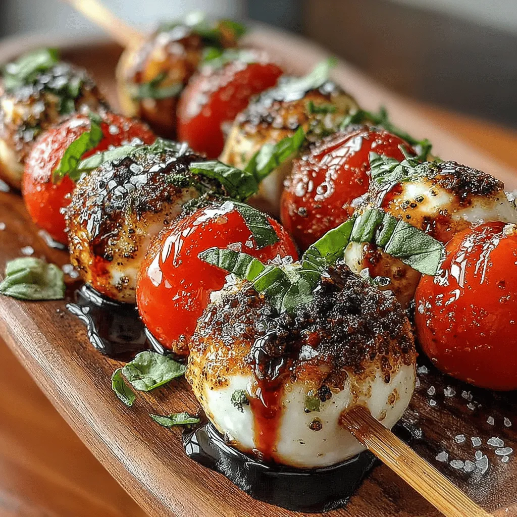 To fully appreciate Caprese Delight Skewers, it's important to understand the origins of the traditional Caprese salad. This iconic Italian dish hails from the island of Capri and is celebrated for its simplicity and freshness. The classic Caprese is composed of three main ingredients: ripe tomatoes, fresh mozzarella, and fragrant basil leaves, often seasoned with a drizzle of olive oil, salt, and pepper. The combination of these ingredients creates a harmonious blend of flavors that reflect the essence of Italian cuisine.