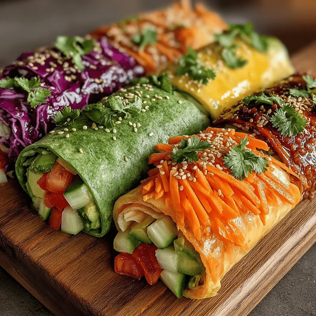 In the quest for healthy eating, the Rainbow Lunch Wrap stands out as an appealing and nutritious choice. Bursting with vibrant colors and fresh ingredients, these wraps are not only a feast for the eyes but also a satisfying and healthful meal option. As more people gravitate towards diets rich in fruits and vegetables, the Rainbow Lunch Wrap serves as an excellent way to incorporate a variety of fresh produce into daily meals. This recipe is versatile, making it ideal for both adults and children alike, ensuring that everyone can enjoy a deliciously healthy lunch that breaks away from the monotony of traditional sandwiches.
