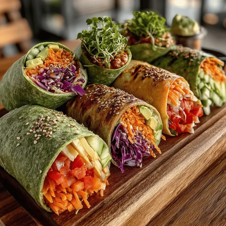 In the quest for healthy eating, the Rainbow Lunch Wrap stands out as an appealing and nutritious choice. Bursting with vibrant colors and fresh ingredients, these wraps are not only a feast for the eyes but also a satisfying and healthful meal option. As more people gravitate towards diets rich in fruits and vegetables, the Rainbow Lunch Wrap serves as an excellent way to incorporate a variety of fresh produce into daily meals. This recipe is versatile, making it ideal for both adults and children alike, ensuring that everyone can enjoy a deliciously healthy lunch that breaks away from the monotony of traditional sandwiches.