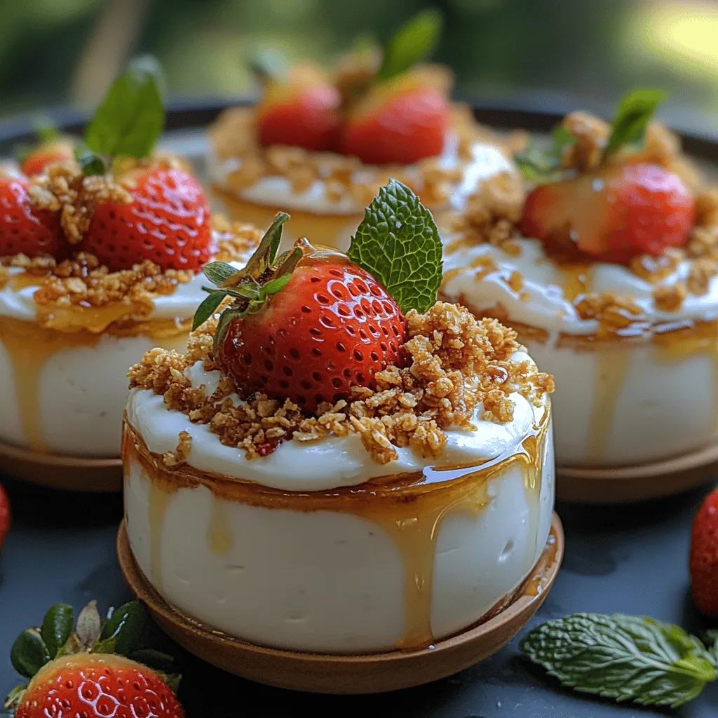 When it comes to quick, nutritious, and delightful desserts, Sweet Strawberry Cream Yogurt Cups stand out as a top choice. This delicious recipe combines the freshness of strawberries with the creaminess of yogurt, resulting in a treat that's not only visually appealing but also packed with health benefits. Ideal for breakfast, a snack, or even a light dessert, these yogurt cups are versatile enough to suit any occasion, from casual family meals to elegant gatherings.