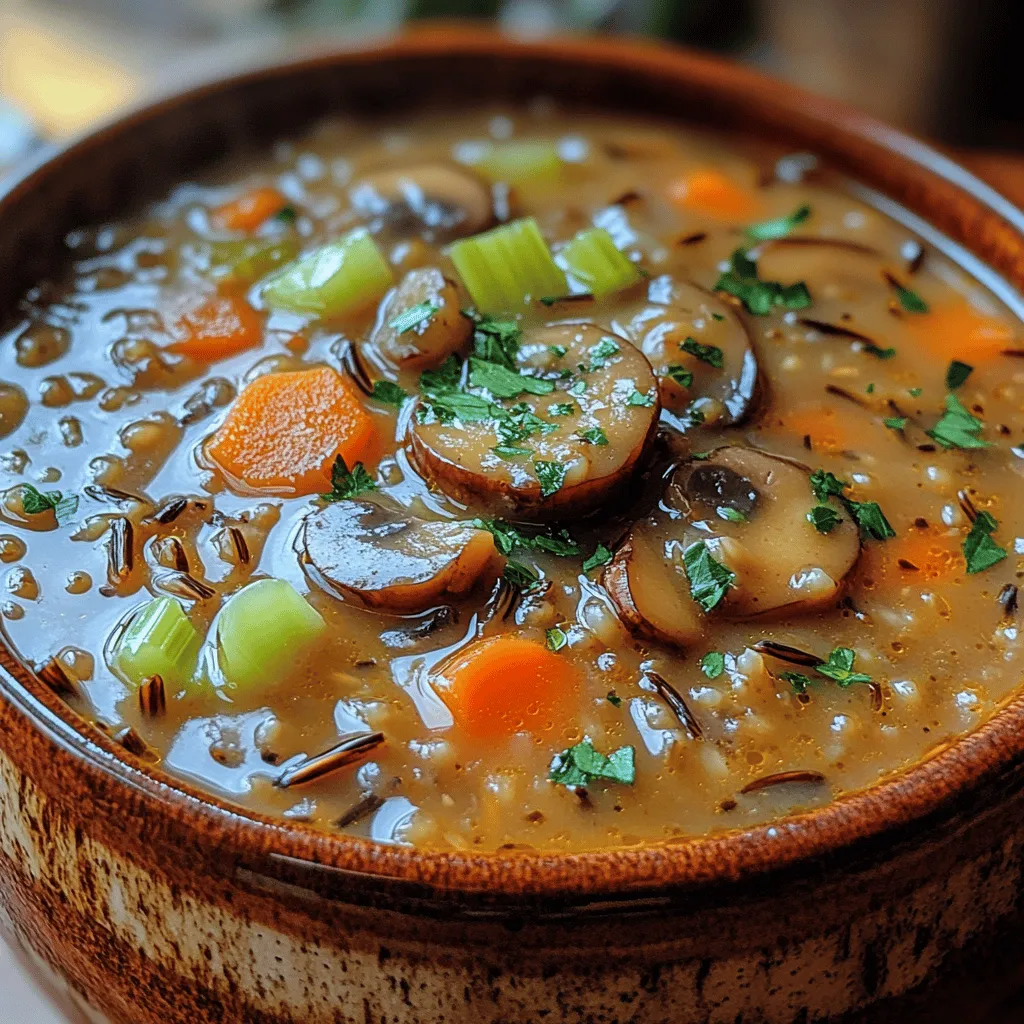 Creamy Mushroom Wild Rice Soup is not just a dish; it's a warm embrace on a chilly day, an antidote to the hustle and bustle of life, and a nourishing option that fits seamlessly into any season. This delightful soup is packed with rich flavors and wholesome ingredients, making it a perfect choice for anyone seeking comfort without sacrificing nutrition. The combination of wild rice and mushrooms creates a texture that is both satisfying and hearty, while the creamy base elevates the dish, making it a favorite among those who enjoy the finer things in culinary life.