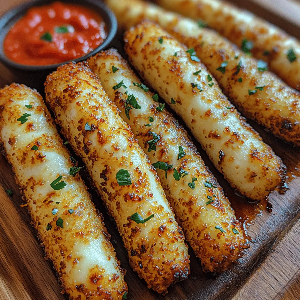 To create these crispy mozzarella sticks, you’ll need a handful of simple ingredients that you likely already have in your pantry. Each component plays a vital role in crafting the perfect bite of cheesy goodness.