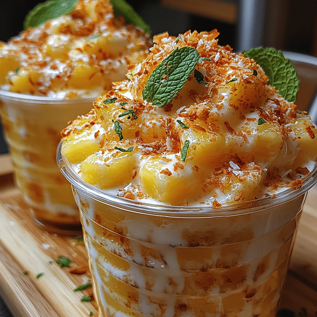 To whip up these heavenly Pineapple Whip Cups, you’ll need a handful of simple, wholesome ingredients. Here’s what you’ll need: