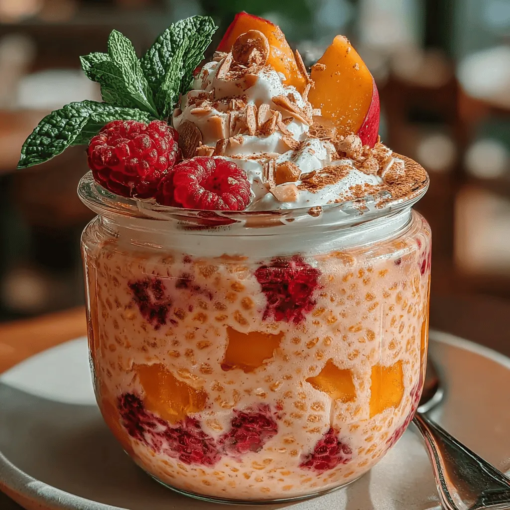 Overnight oats have rapidly gained popularity as a convenient breakfast solution, especially for those with busy lifestyles. This no-cook method allows you to prepare a wholesome meal in advance, providing a nourishing start to your day without the morning rush. In recent years, creative flavor combinations have emerged, and one standout is the Peach Melba Overnight Oats. This delightful recipe captures the essence of the classic Peach Melba dessert, combining fresh, juicy peaches with tart raspberries, creating a harmonious blend that is as pleasing to the palate as it is to the eye.