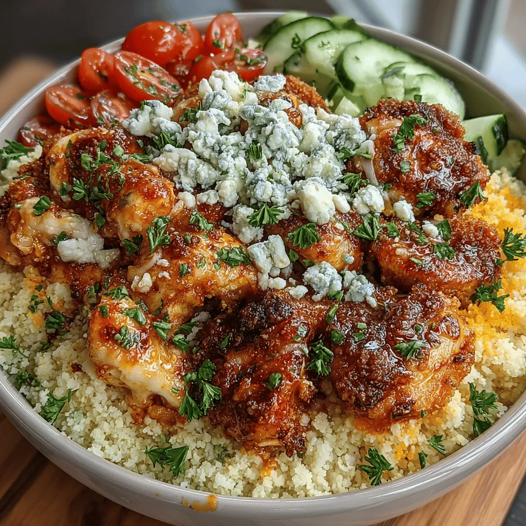 In the world of quick and satisfying meals, Zesty Buffalo Chicken Couscous Bowls stand out as a vibrant, flavorful option that’s perfect for busy weeknights or casual gatherings. This dish combines the classic spicy notes of buffalo chicken with the light, fluffy texture of couscous, creating a delightful fusion that is both appetizing and nutritious. With its zesty kick and hearty components, this meal not only pleases the palate but also appeals to those seeking a balanced diet.