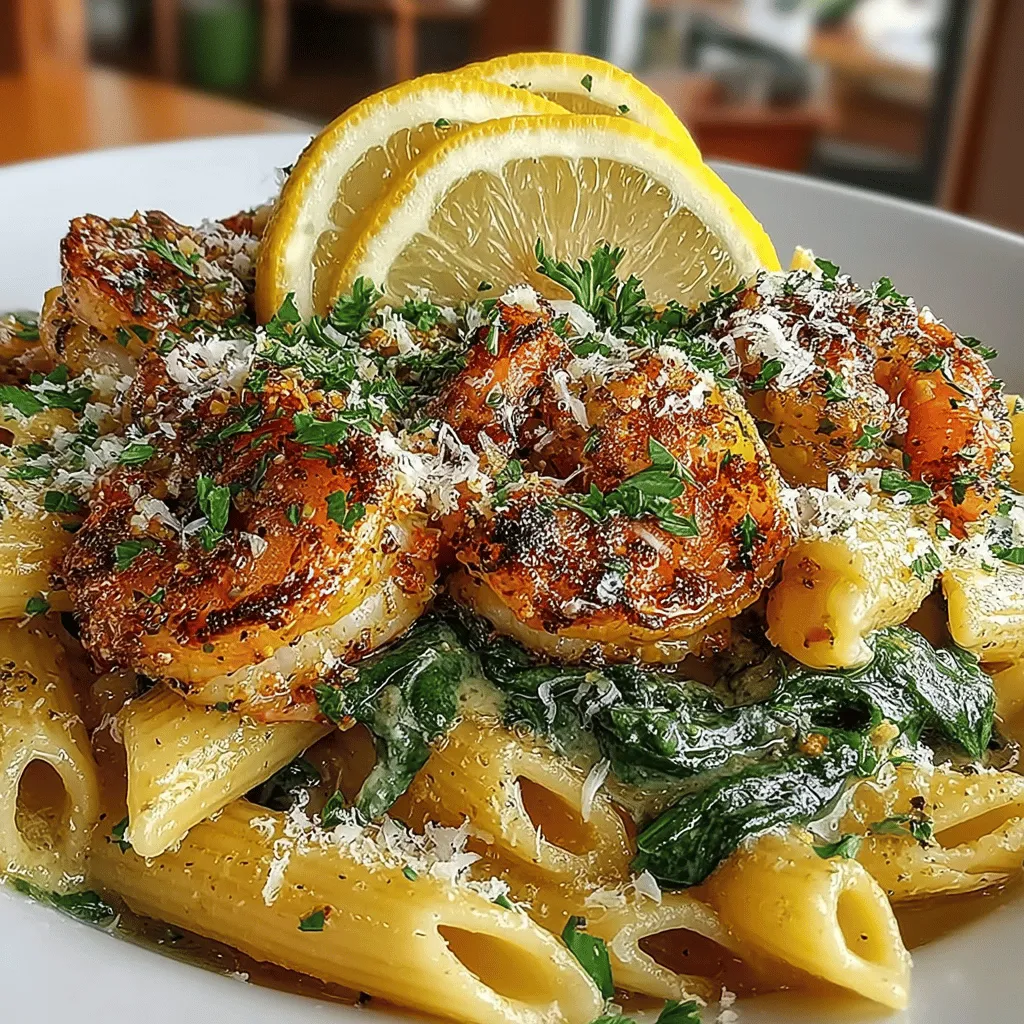 When it comes to crafting a meal that is both light and packed with flavor, Zesty Lemon Butter Shrimp & Spinach Penne stands out as a perfect choice. This dish marries the succulent taste of shrimp with vibrant spinach and the zesty brightness of lemon, making it an ideal option for any occasion—whether it’s a quick weeknight dinner or an impressive dish for guests. Its simplicity and sophistication make it a go-to recipe for home cooks looking to elevate their culinary repertoire without spending hours in the kitchen.