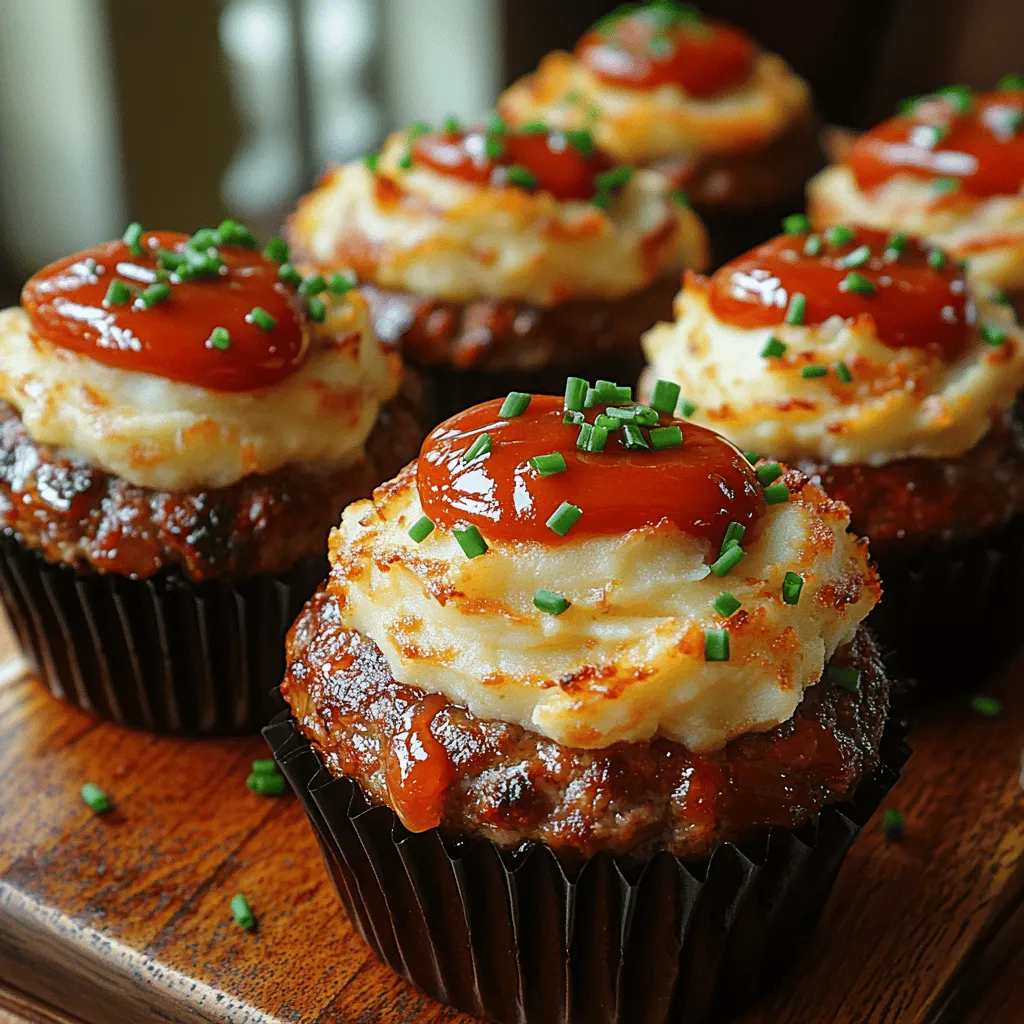 There’s something undeniably comforting about mini meatloaf muffins adorned with creamy mashed potatoes. Perhaps it’s the nostalgia of family dinners or the joy of gathering around the table. The first time I made mini meatloaf wonders for my family, it was a rainy Saturday afternoon, and I had a craving for something hearty, warm, and filling. As the rich aroma wafted through the house, my kids emerged from their rooms, drawn in by the delicious scent. What began as a spontaneous recipe turned into a cherished family meal, and now it’s one of our go-to recipes for busy weeknights or cozy gatherings.