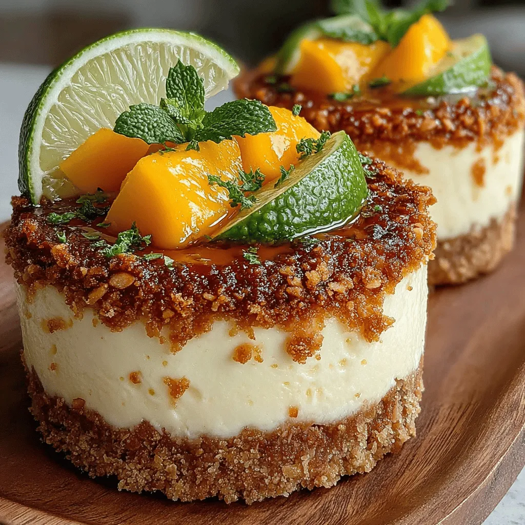 As the sun shines brighter and temperatures rise, there's nothing quite like indulging in a refreshing dessert that captures the essence of summer. Enter the Tropical Delight: No-Bake Mango Cheesecake Cups. This delightful treat offers a perfect harmony of creamy cheesecake and sweet mango, all nestled in a crunchy, flavorful crust. Not only is it a feast for the palate, but it’s also a feast for the eyes, making it an ideal dessert for gatherings, picnics, or simply to enjoy on a warm afternoon.