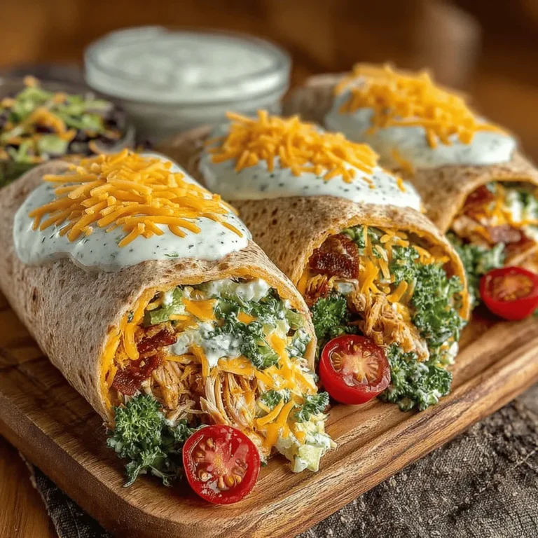 In recent years, wraps have surged in popularity as a flexible meal choice that caters to diverse tastes and dietary requirements. They offer a delightful combination of convenience and flavor that makes them perfect for lunch, dinner, or even a quick snack. Among the myriad of wrap options, Creamy Broccoli Slaw Chicken Wraps stand out for their unique blend of textures and vibrant taste. This particular recipe combines tender, shredded chicken with crunchy broccoli slaw, enveloped in a creamy dressing that ties all the ingredients together beautifully.