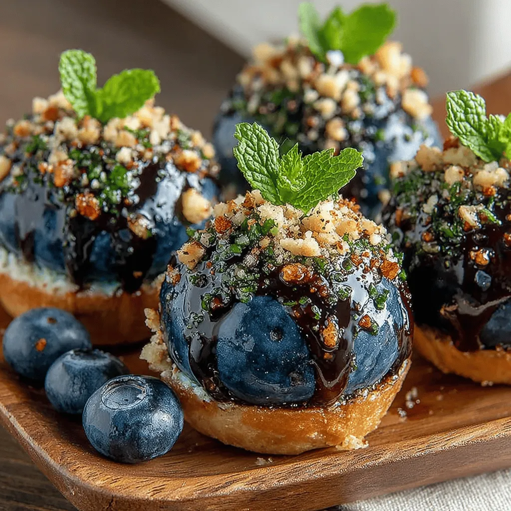 The first step in creating your Spicy Blueberry Bites is preparing the blueberries. Freshness is key, so opt for plump, ripe blueberries that have a deep blue color.