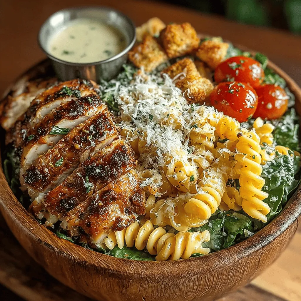 Pasta salads have become a staple in kitchens across the globe, particularly during the warm months when fresh ingredients are abundant and outdoor gatherings are in full swing. Their versatility and ease of preparation make them a go-to dish for potlucks, picnics, and quick weeknight dinners. One standout among the myriad of pasta salad options is the Grilled Chicken Caesar Pasta Salad. This dish combines the classic flavors of a Caesar salad with the heartiness of pasta and the smokiness of grilled chicken, creating a well-rounded meal that satisfies both hunger and taste buds.