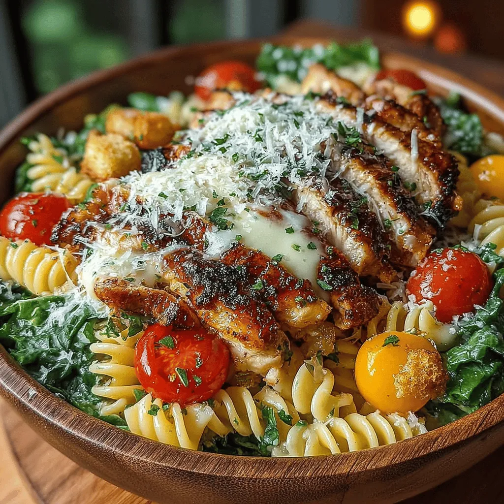 Pasta salads have become a staple in kitchens across the globe, particularly during the warm months when fresh ingredients are abundant and outdoor gatherings are in full swing. Their versatility and ease of preparation make them a go-to dish for potlucks, picnics, and quick weeknight dinners. One standout among the myriad of pasta salad options is the Grilled Chicken Caesar Pasta Salad. This dish combines the classic flavors of a Caesar salad with the heartiness of pasta and the smokiness of grilled chicken, creating a well-rounded meal that satisfies both hunger and taste buds.