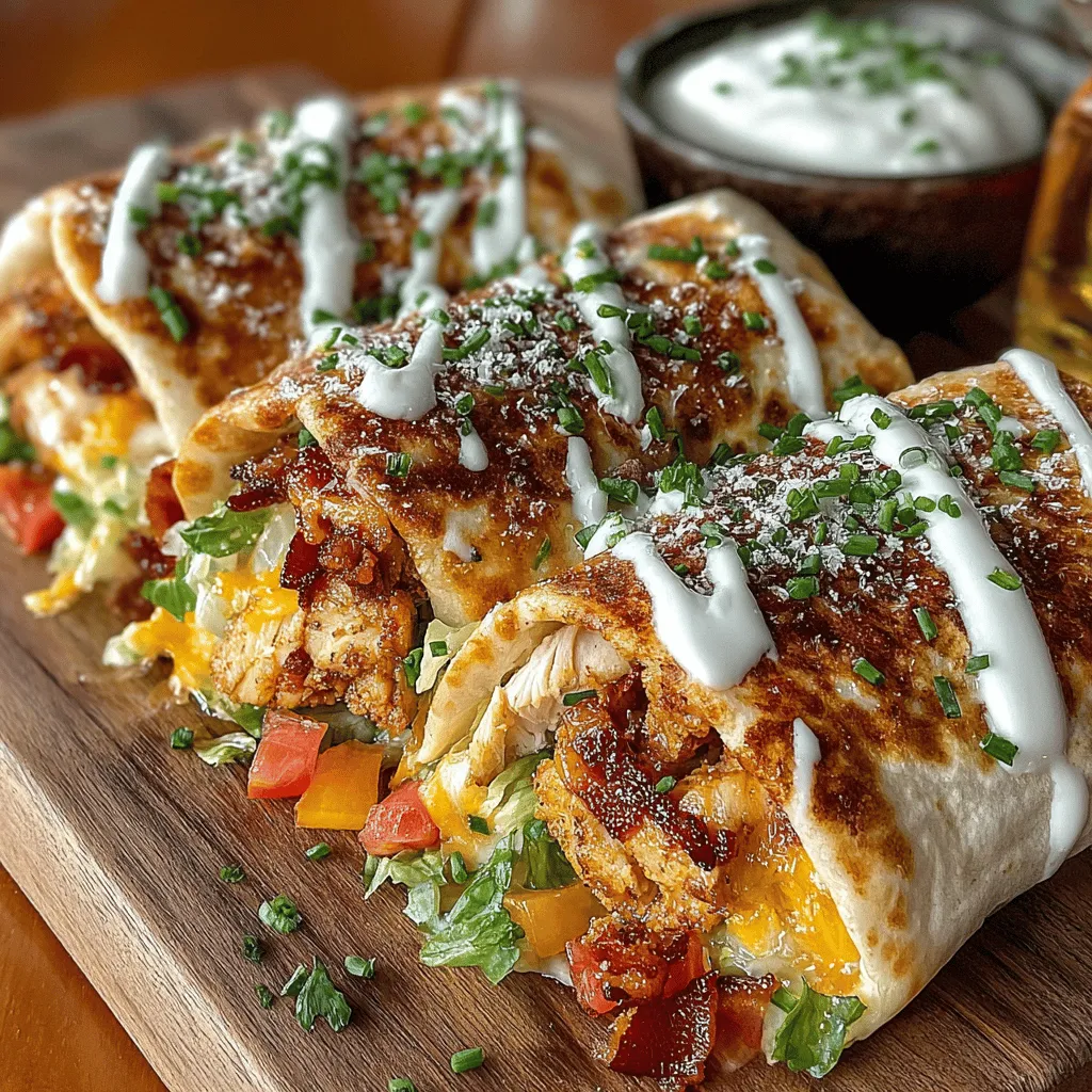 To create the perfect crispy chicken bacon ranch wrap, it's essential to understand the role of each ingredient in the recipe. Here’s a closer look at the primary components: