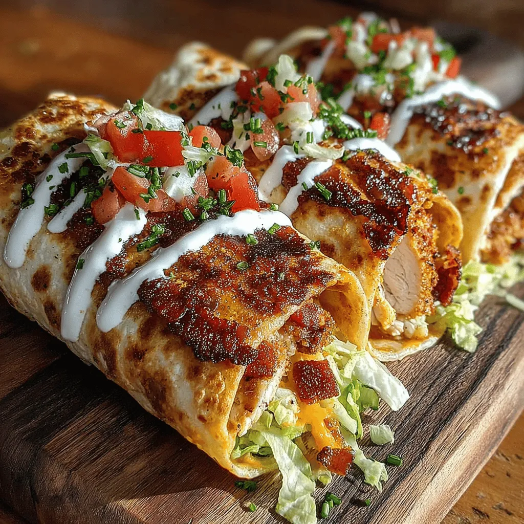 To create the perfect crispy chicken bacon ranch wrap, it's essential to understand the role of each ingredient in the recipe. Here’s a closer look at the primary components: