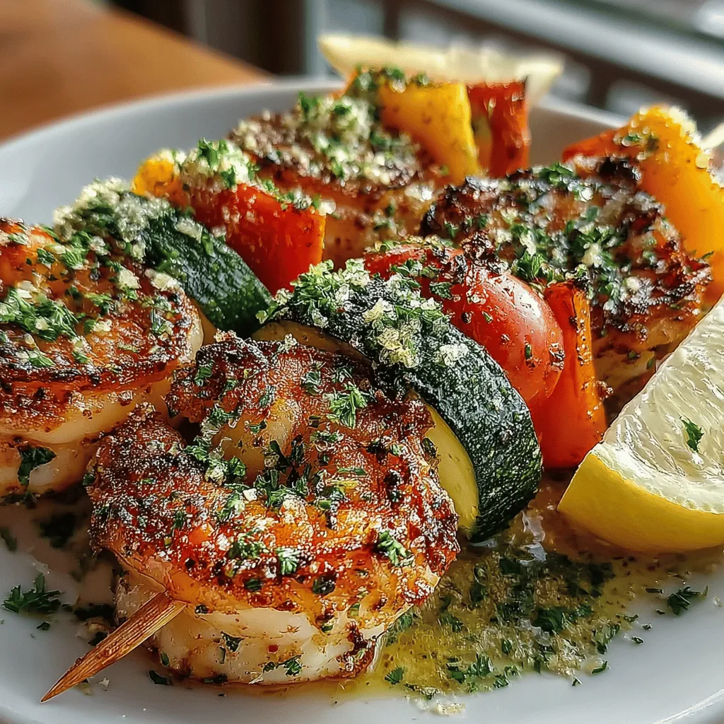 When it comes to delightful summer meals, few dishes can compete with the refreshing allure of Zesty Lemon Skewers. This vibrant and flavorful dish combines the succulent taste of grilled shrimp with an array of colorful vegetables, all infused with the bright, zesty notes of lemon. Whether you’re hosting a backyard barbecue, planning a picnic, or simply seeking a quick and healthy weeknight dinner, Zesty Lemon Skewers are a perfect choice. Their simplicity in preparation and the fresh, wholesome ingredients make them not only a treat for the taste buds but also a feast for the eyes.