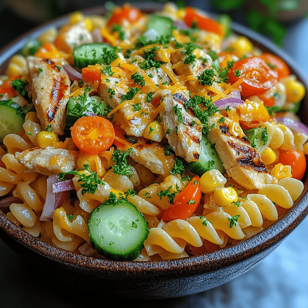 Grilled Chicken Ranch Pasta Salad is a delightful, hearty dish that expertly combines the savory flavors of tender grilled chicken, fresh vegetables, and creamy ranch dressing over perfectly cooked rotini pasta. This salad is not just a meal; it's an experience that brings together the essence of summer picnics, family gatherings, and busy weeknight dinners. As the weather warms up and outdoor gatherings become more frequent, this recipe stands out as a crowd-pleaser that is easy to prepare and satisfying to eat. In this article, we will delve into the step-by-step process of crafting this delicious salad, discuss its nutritional benefits, and offer variations to cater to different tastes.