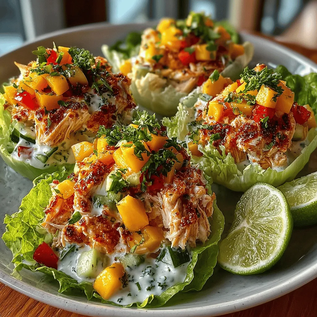 In the world of culinary delights, few dishes are as vibrant and refreshing as a Tropical Delight Mango Chicken Salad Lettuce Cup. This recipe not only tantalizes the taste buds but also brings a burst of color to your dining table. Imagine succulent chicken paired with juicy, ripe mango, nestled within crisp lettuce leaves. Perfect for a light lunch, a refreshing appetizer, or a picnic fare, these lettuce cups are packed with proteins, fresh fruits, and crunchy vegetables, all drizzled with a creamy and zesty dressing. With the right balance of flavors, this dish embodies the essence of summer and the tropical flavors that come with it.