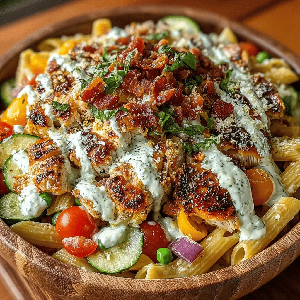 When it comes to summer meals, few dishes can rival the appeal of chilled pasta salads. Their versatility makes them a go-to option for everything from casual family lunches to festive gatherings. One standout recipe that perfectly embodies this refreshing category is the Chilled Chicken & Crispy Bacon Pasta Delight. This dish not only tantalizes the taste buds with its harmonious blend of flavors but also delivers a satisfying balance of protein, vegetables, and creamy dressing, making it an instant favorite for any occasion.