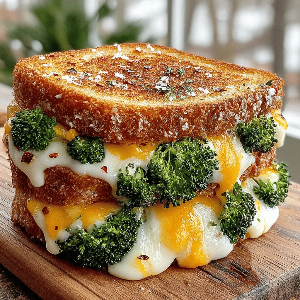 The Cheesy Roasted Broccoli Grilled Cheese is not just a comforting meal; it’s a celebration of flavors and textures. Each ingredient plays a crucial role in creating a harmonious dish: