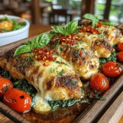 In today’s fast-paced world, families often find themselves juggling countless responsibilities, leaving little time for elaborate meal preparation. Enter the "Cheesy Delight: Baked Mozzarella Chicken Sheet Pan Dinner," a dish that promises to simplify your weeknight cooking without compromising on flavor or nutrition. This one-pan wonder combines tender chicken breasts with fresh vegetables, all topped with gooey, melted cheese, making it an irresistible option for those seeking a quick yet satisfying meal.