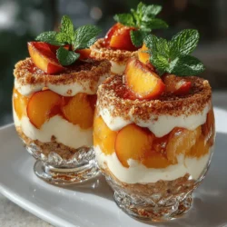 As summer rolls in, the vibrant sun-kissed peaches begin to grace our markets with their presence, inviting us to indulge in their juicy sweetness. Among the many delightful desserts that can be crafted from this seasonal fruit, the Heavenly Creamy Peach Delight stands out as a true showstopper. This no-bake dessert encapsulates the essence of summer with its luscious layers of creamy goodness and fresh peach slices, making it a favorite for gatherings, picnics, and family celebrations.