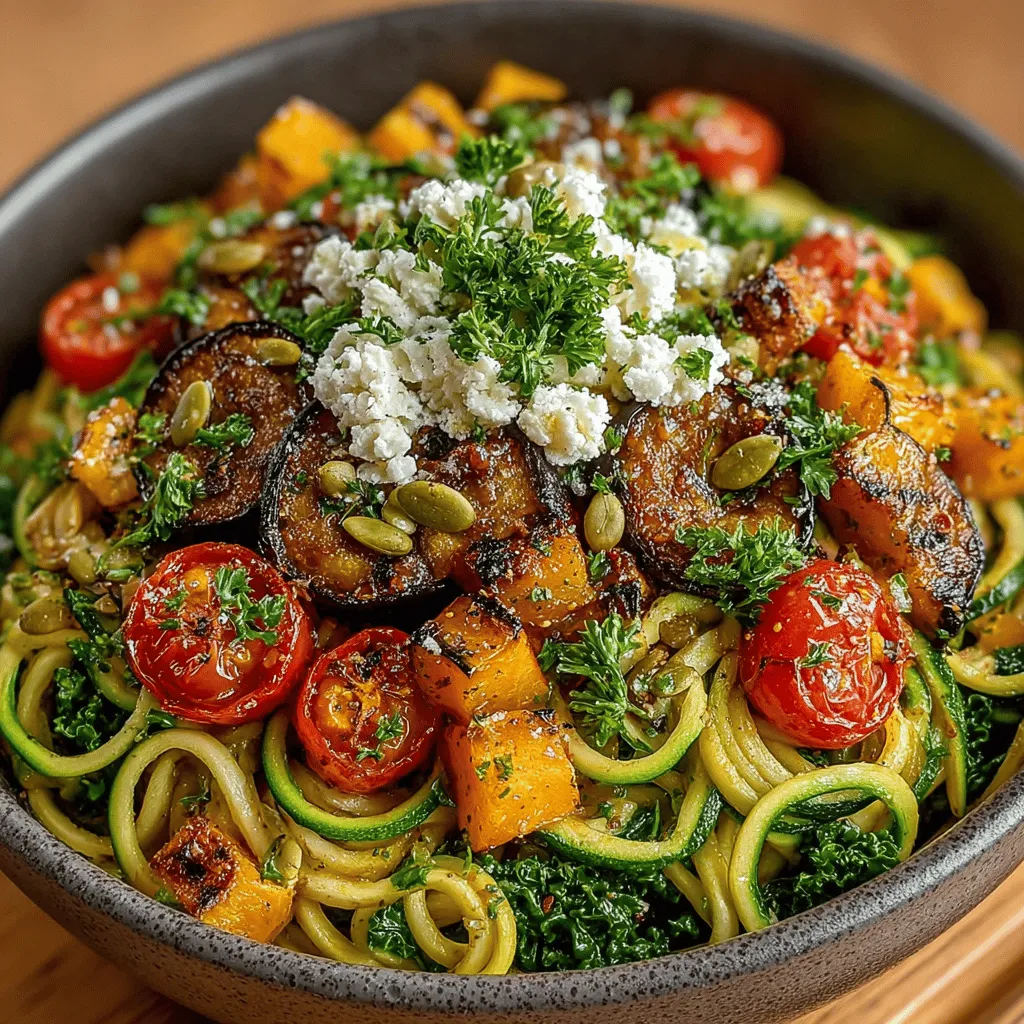 As the leaves begin to change and the air grows crisp, the arrival of autumn brings a bounty of seasonal vegetables that can transform your meals into vibrant, healthy dishes. One such dish that captures the essence of fall is the Eggplant Zoodle Fall Bowl. This delightful recipe harmoniously combines the rich, earthy flavors of eggplant, zucchini, butternut squash, and kale, creating a colorful medley that not only pleases the palate but also nourishes the body.