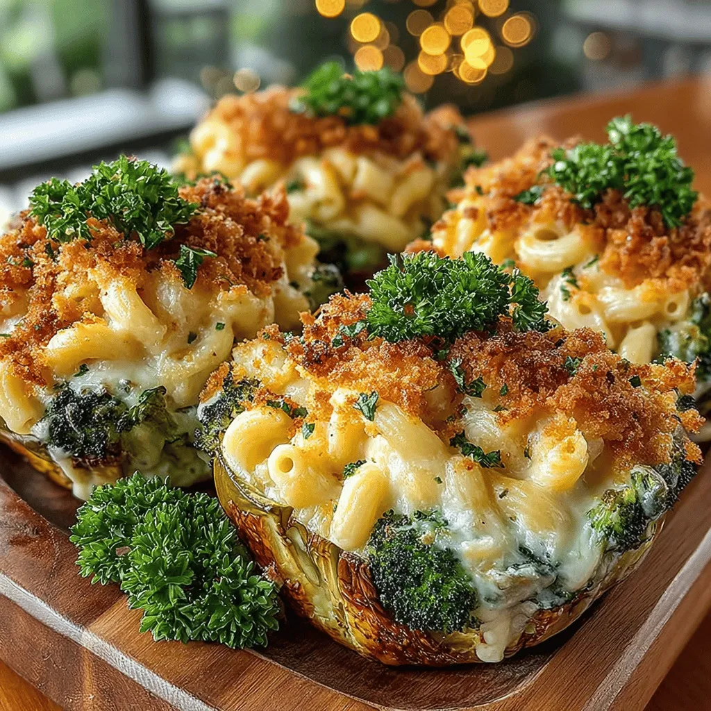 When it comes to creating a dish that combines nutrition, flavor, and fun, Cheesy Broccoli Paradise Boats stand out as a delightful choice. This innovative recipe transforms fresh broccoli into edible vessels filled with creamy macaroni and cheese, creating a dish that is not only visually appealing but also packed with essential nutrients. The combination of tender broccoli, rich cheese, and savory spices results in an explosion of flavors and textures that is sure to please both adults and children alike.