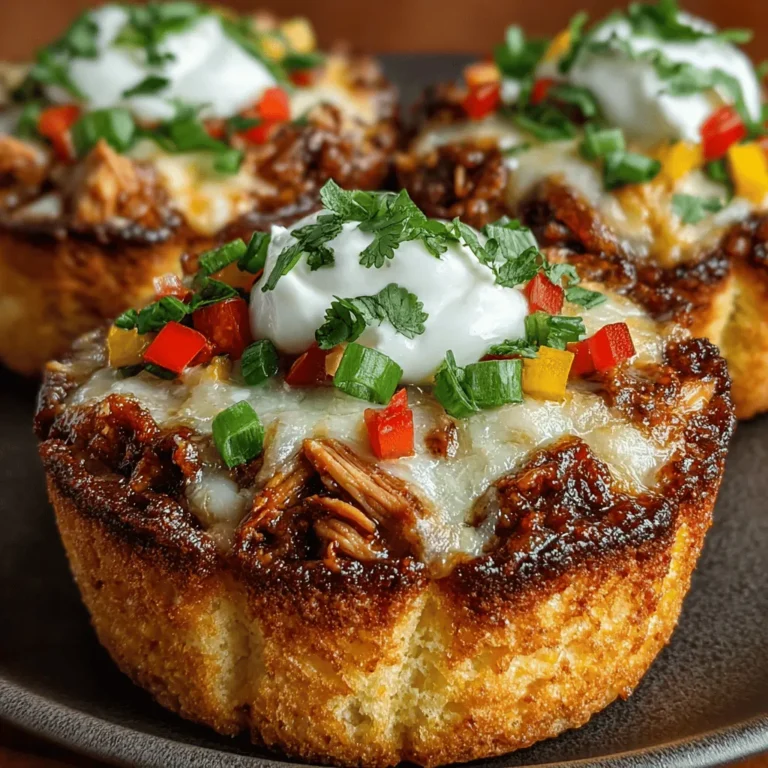 Are you ready to elevate your snacking game? Introducing Mini Chicken Taco Biscuit Cups, a delightful recipe that marries the savory, zesty flavors of tacos with the flaky, buttery goodness of biscuit dough. These bite-sized treats are not just a feast for the eyes; they are packed with flavor and perfect for any occasion. Whether it's a casual family dinner, a lively game day gathering, or a festive celebration, these Mini Chicken Taco Biscuit Cups are sure to impress your guests and satisfy your cravings.