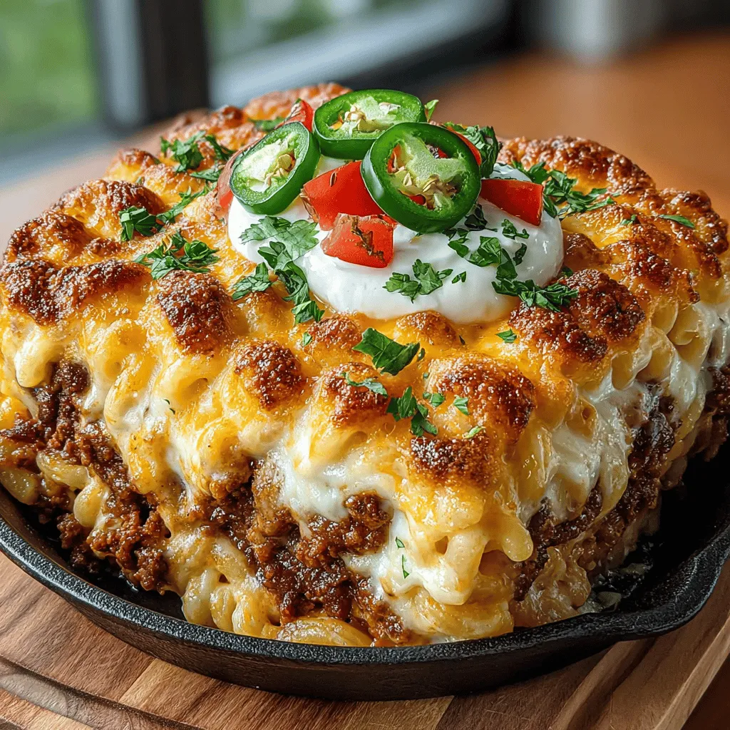 Chili Queso Pasta Bake is not just a meal; it’s a culinary experience that marries the comforting elements of pasta with the bold flavors of Tex-Mex cuisine. This hearty dish combines the warmth of baked pasta with the rich, creamy texture of queso and the spicy kick of chili, making it an inviting option for a variety of occasions. Whether you are gathering with family for a cozy dinner, planning a potluck with friends, or simply looking to indulge in a delicious meal on a quiet night in, this recipe is guaranteed to satisfy.