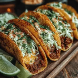 Cilantro is a staple herb in many Mexican dishes, and for good reason. Its bright, fresh flavor lifts the other ingredients, adding a burst of freshness to your Hatch Chili & Cucumber Slaw Tacos. When using cilantro, opt for fresh leaves over dried, as they provide a more vibrant taste. To prepare cilantro, simply rinse it under cold water to remove any dirt, then pat it dry with a paper towel. Chop the leaves coarsely and sprinkle them generously over your assembled tacos for an aromatic finish.