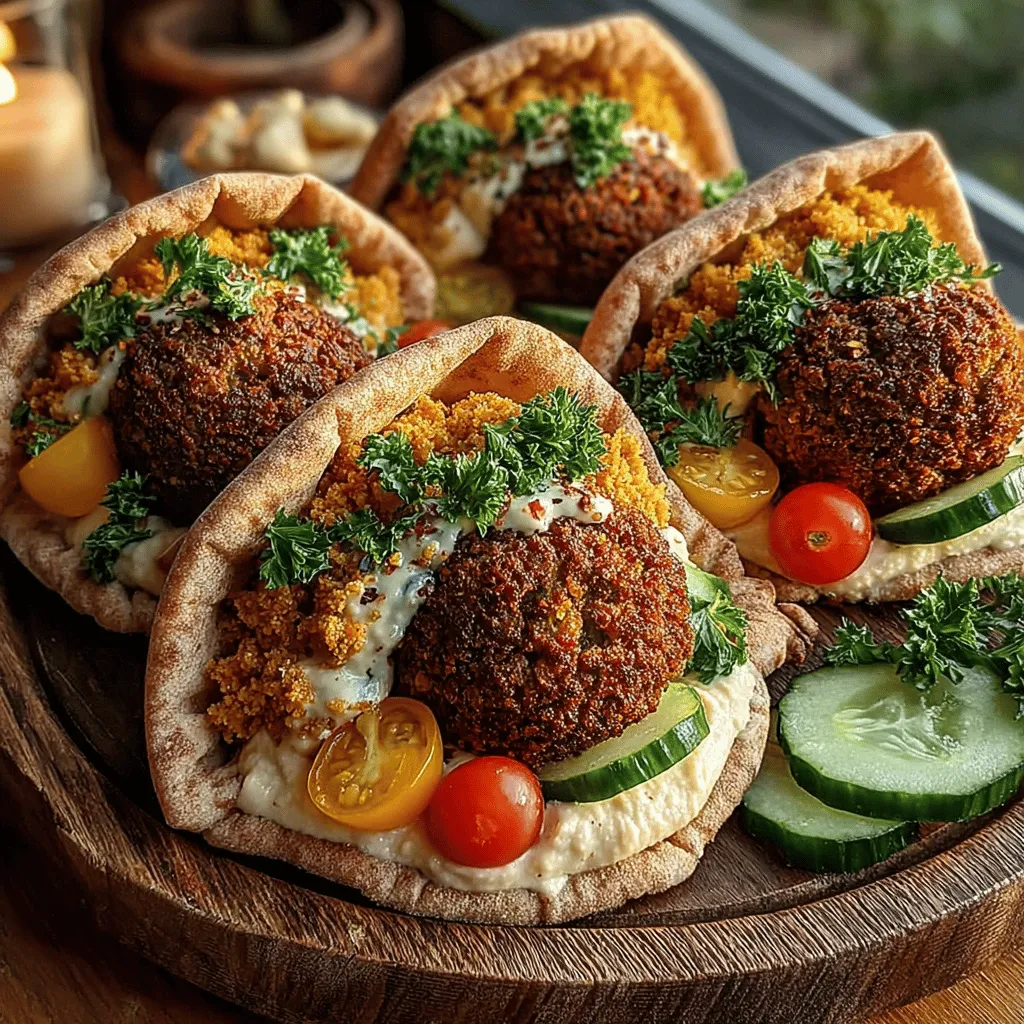 Mini Falafel Hummus Pita Bites are not just a delightful snack—they're a celebration of vibrant flavors, healthy ingredients, and the rich culinary traditions of the Middle East. These bite-sized delights pack a punch of taste and nutrition, making them a perfect choice for gatherings, casual lunches, or even as a wholesome snack during the day. With the growing trend of plant-based diets and the increasing appreciation for Middle Eastern cuisine, this recipe stands out as a delicious and health-conscious option that everyone can enjoy.