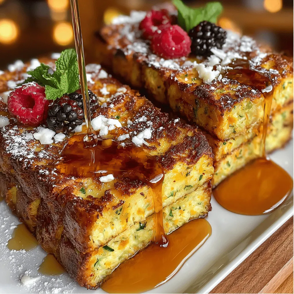When it comes to breakfast dishes that are both comforting and creative, few can rival the charm of a French toast bake. But what if you could take this beloved classic and give it a nutritious twist? Enter the Zucchini French Toast Bake, a delightful fusion that not only satisfies your sweet tooth but also sneaks in some healthy vegetables. This recipe is perfect for families looking for easy, delicious, and nutritious breakfast options that can be prepared ahead of time.