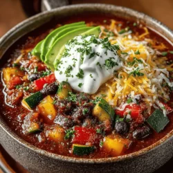Hearty Slow Cooker Zucchini Chili: A Flavorful Recipe