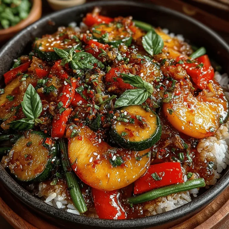 In the world of culinary delights, few dishes can tantalize taste buds quite like a stir fry. Enter the Peachy Sweet & Spicy Stir Fry—a vibrant and versatile dish that brilliantly marries the sweetness of ripe peaches with a kick of spice. This recipe is not just about the flavors; it's a celebration of seasonal produce, showcasing the delightful combination of fresh ingredients that can elevate any meal. Whether you're a seasoned cook or a novice in the kitchen, this dish offers an exciting culinary adventure that’s appealing to everyone.
