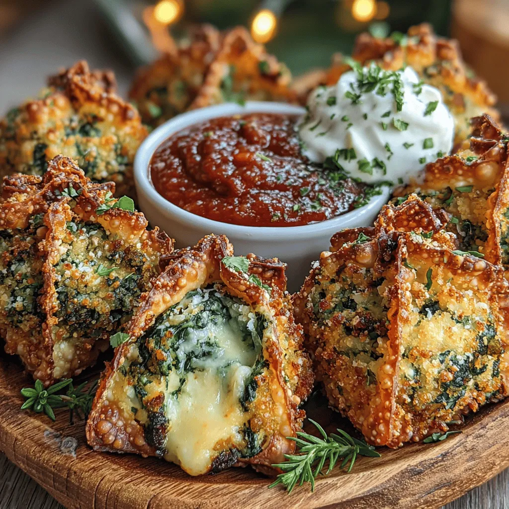 When it comes to appetizers that make a lasting impression, few dishes can compete with the delightful crunch and savory flavors of crispy wontons. The combination of creamy spinach and artichoke nestled within a golden, crispy shell is a culinary match made in heaven. This recipe for Crispy Air Fryer Spinach Artichoke Wontons elevates a classic favorite by harnessing the power of air frying, resulting in a snack that is not only delicious but also healthier than traditional frying methods. Whether you're hosting a party, preparing a game-day spread, or simply indulging in a cozy night in, these wontons are sure to please.