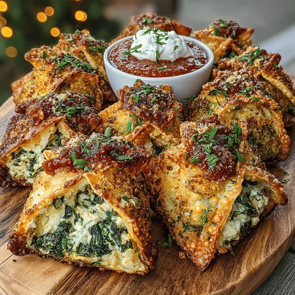 When it comes to appetizers that make a lasting impression, few dishes can compete with the delightful crunch and savory flavors of crispy wontons. The combination of creamy spinach and artichoke nestled within a golden, crispy shell is a culinary match made in heaven. This recipe for Crispy Air Fryer Spinach Artichoke Wontons elevates a classic favorite by harnessing the power of air frying, resulting in a snack that is not only delicious but also healthier than traditional frying methods. Whether you're hosting a party, preparing a game-day spread, or simply indulging in a cozy night in, these wontons are sure to please.