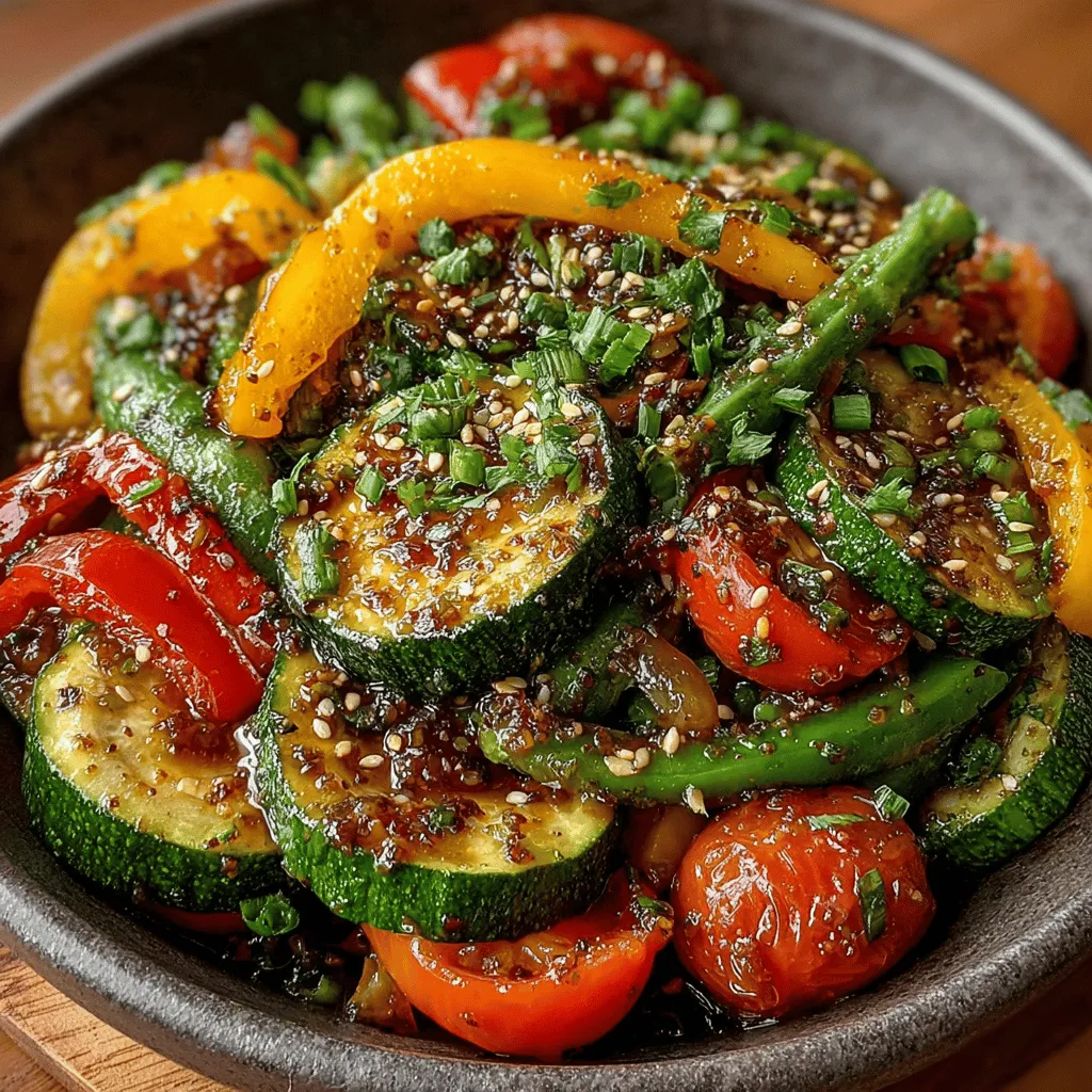 Incorporating honey into your Colorful Charcuterie Board Veggie Stir Fry enhances the dish with a subtle sweetness that beautifully balances the savory and spicy elements. Honey acts as a natural sweetener, allowing the vibrant flavors of your vegetables to shine through while providing a rich, glossy finish to the stir fry. When using honey, opt for raw or local varieties if possible, as they often retain more nutrients and are free from processing chemicals.