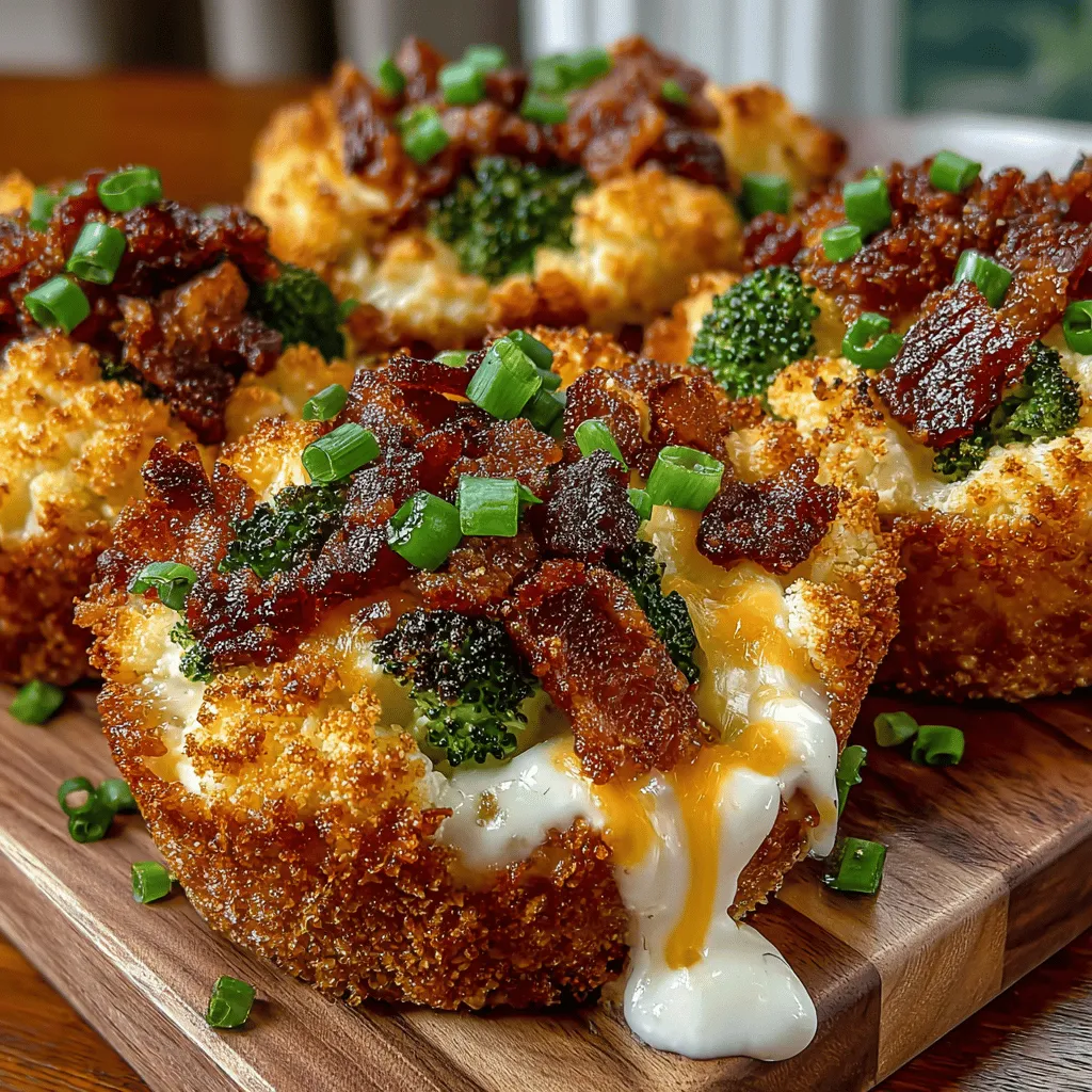 In the world of appetizers and side dishes, Mini Bacon Ranch Cauliflower Cups stand out as a delightful and nutritious choice that appeals to both taste buds and health-conscious eaters. These bite-sized morsels combine the savory goodness of bacon with the creamy and tangy notes of ranch dressing, all nestled within the wholesome embrace of cauliflower. As more people seek to incorporate healthier options into their diets without sacrificing flavor, cauliflower-based recipes have surged in popularity. Not only does cauliflower serve as a low-calorie alternative to traditional ingredients, but it also acts as a versatile canvas that can absorb and enhance an array of flavors.