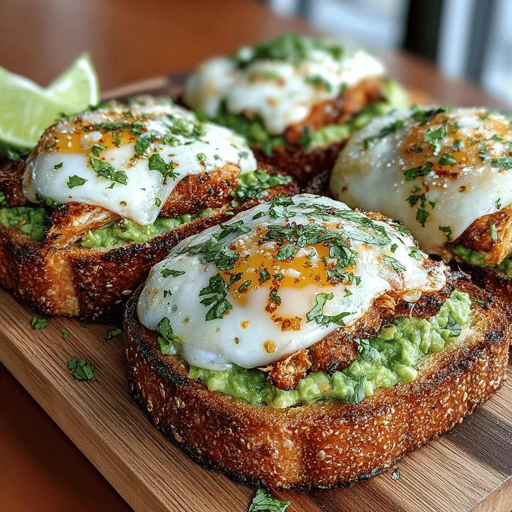 In recent years, avocado toast has surged in popularity, becoming a staple in modern cuisine and a beloved offering in cafes and homes alike. Its versatility and health benefits have made it a favorite breakfast and snack option for many. But while traditional avocado toast is delightful on its own, there’s always room for innovation in the culinary world. Enter the Mini Chicken Avocado Toast Melts—a delicious twist that combines the creaminess of ripe avocado with savory, shredded chicken, all melted atop a crispy slice of whole grain bread. This dish not only elevates the classic toast but also adds a protein punch, making it a satisfying meal or snack for any time of the day.