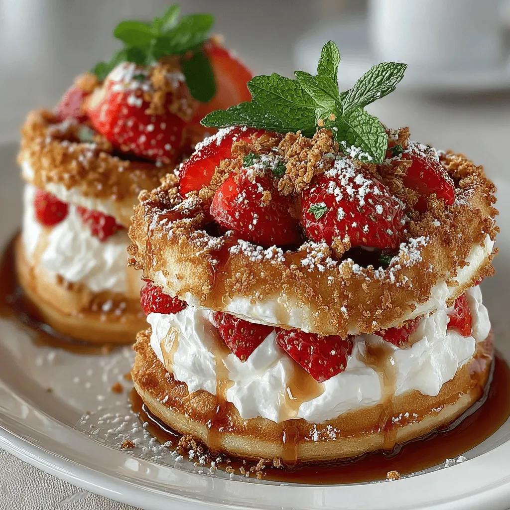 When it comes to brunch or dessert options that are both indulgent and nutritious, few dishes can rival the delightful allure of Strawberry Bliss Waffle Stacks. This recipe combines the classic charm of homemade waffles with the fresh, vibrant flavors of strawberries and the creamy goodness of Greek yogurt. Whether you’re planning a weekend brunch with friends, a family gathering, or a special treat to enjoy on a lazy afternoon, these waffle stacks are sure to impress both the palate and the eyes.
